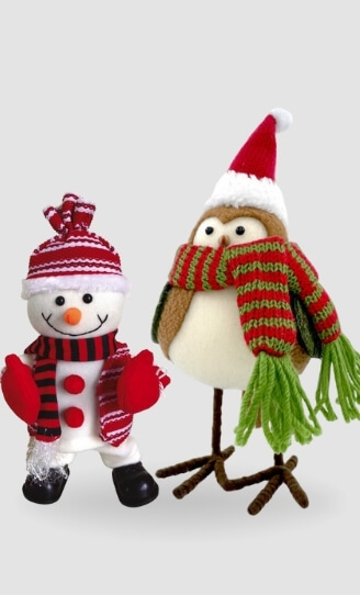 Christmas Teddies and Dolls