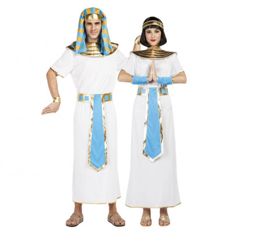 Couple Egyptians adult white color