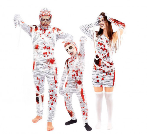 Group of bloody mummies