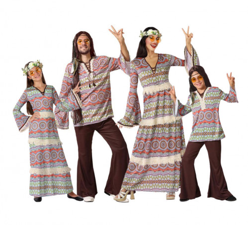 Group of classic hippies