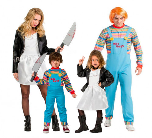 Group of diabolical dolls