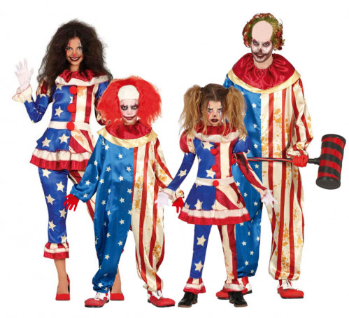 Group of patriotic killer clowns
