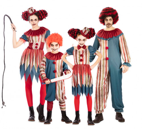 Group of vintage killer clowns	