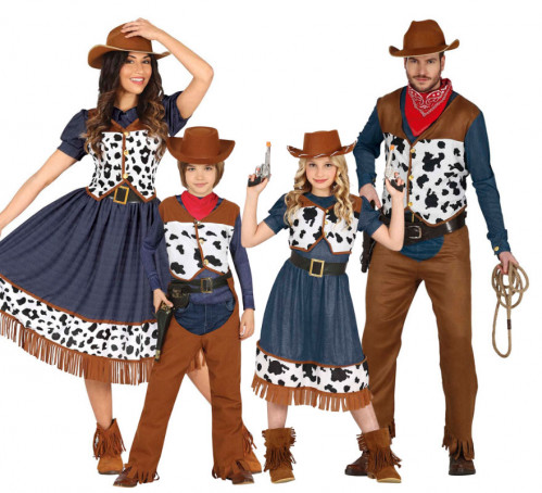 Grupo de cowboys clássicos