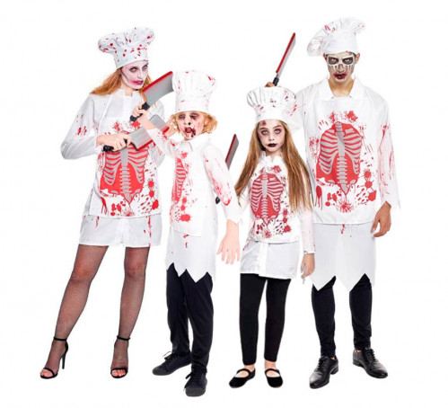 Grupo de cozinheiros zombies