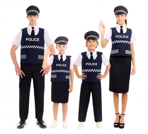 Grupo de policiais ingleses