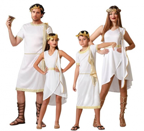 Grupo de Romanos com detalhes dourados