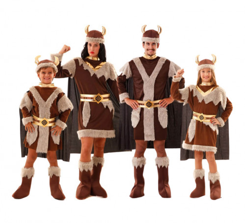 Grupo de vikings castanhos