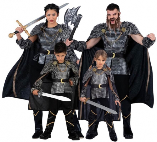 Grupo de Vikings prateados