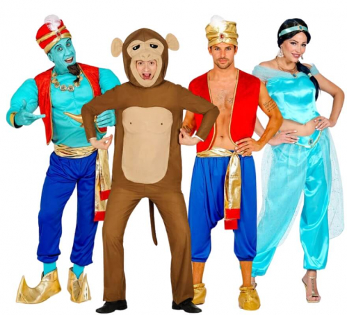 Grupo divertido do Oriente