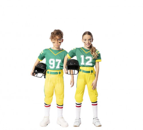 Pair of children's American Football Players