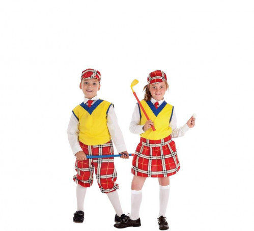 Pair of Children's Golf Players