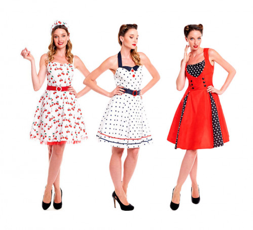 Pin-up style group	