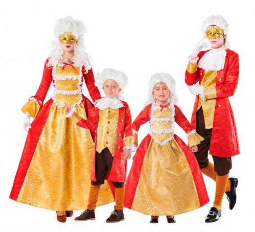 Red and gold vintage group