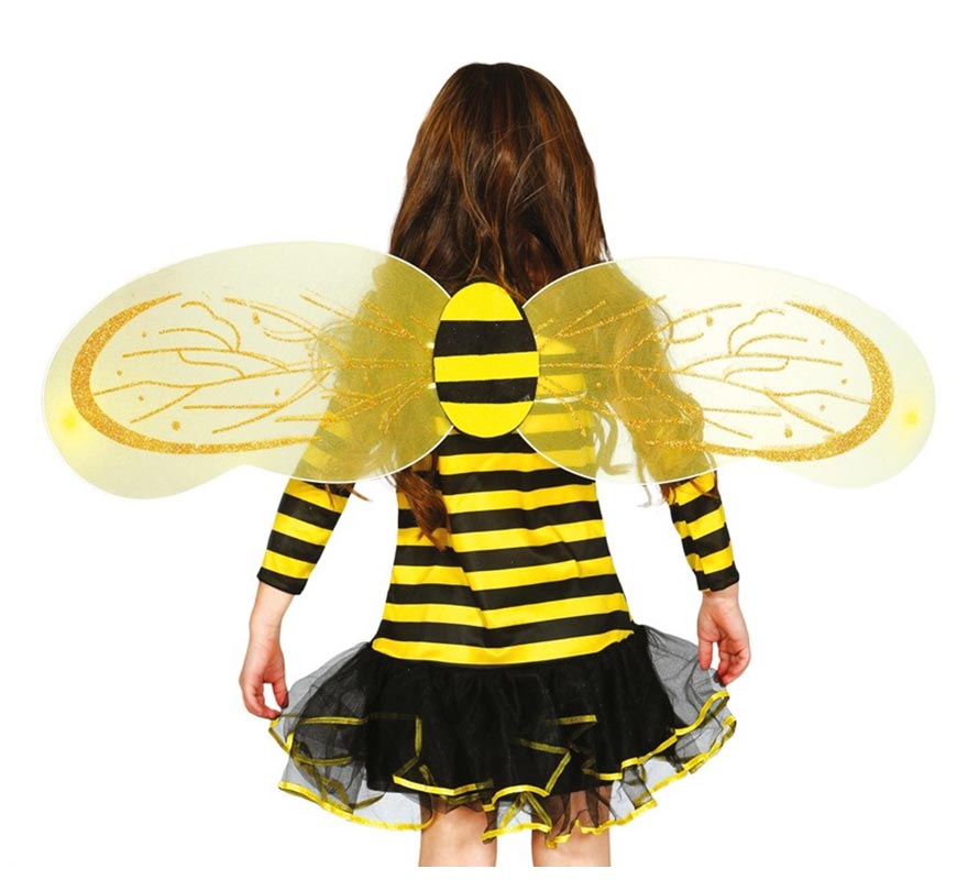 Asas de abelha bebê 88 x 22 cm