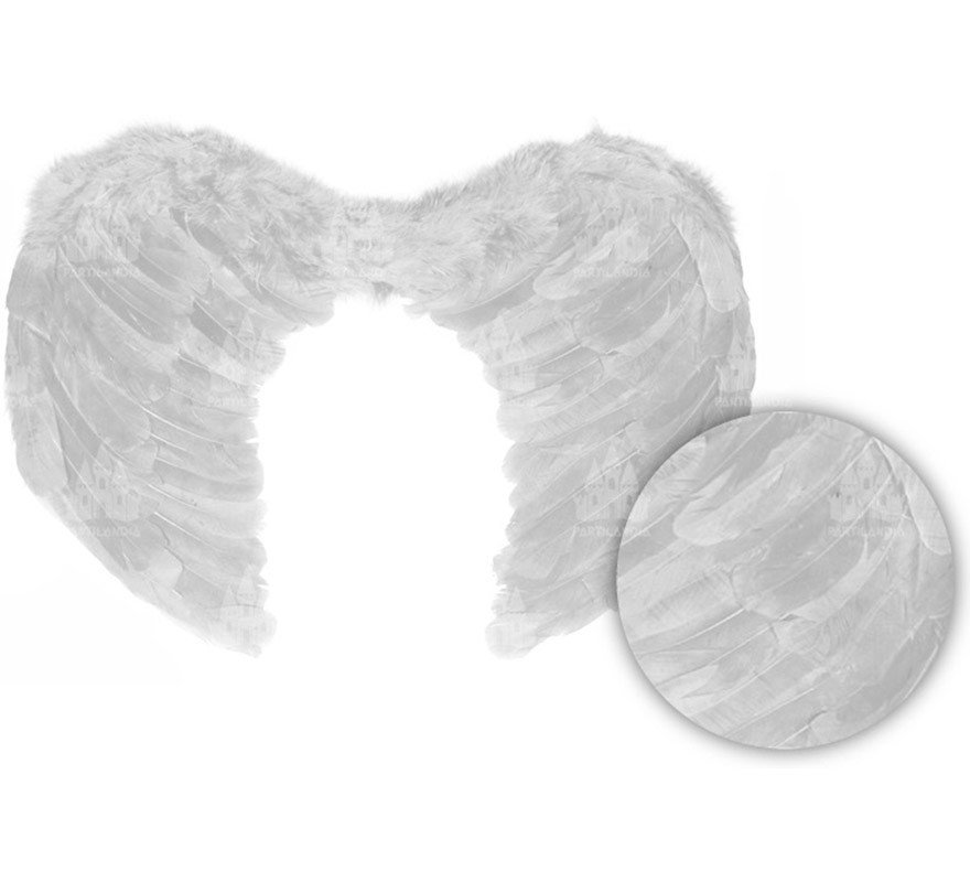 White Feather Angel Wings 60x45 cm