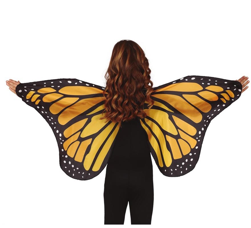 Asas de borboleta monarca 110x50 cm
