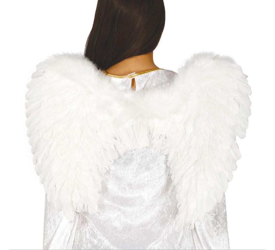 Asas de penas de anjo 50 cm.