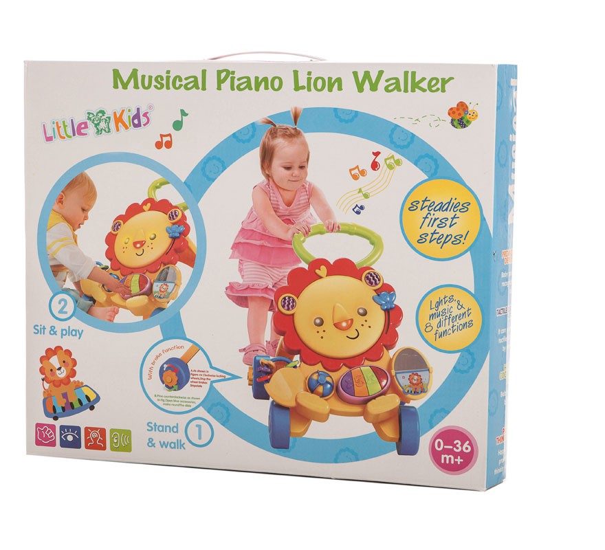 Andador de atividades by Leon com luz e som 45x50x40 cm
