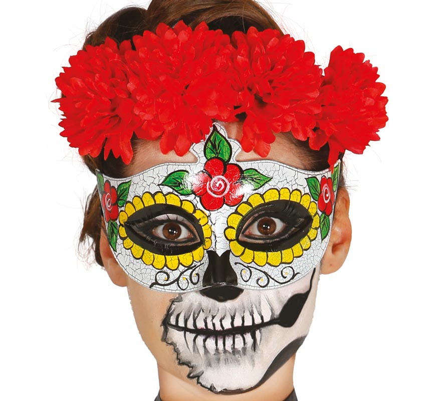 Máscara Catrina mexicana