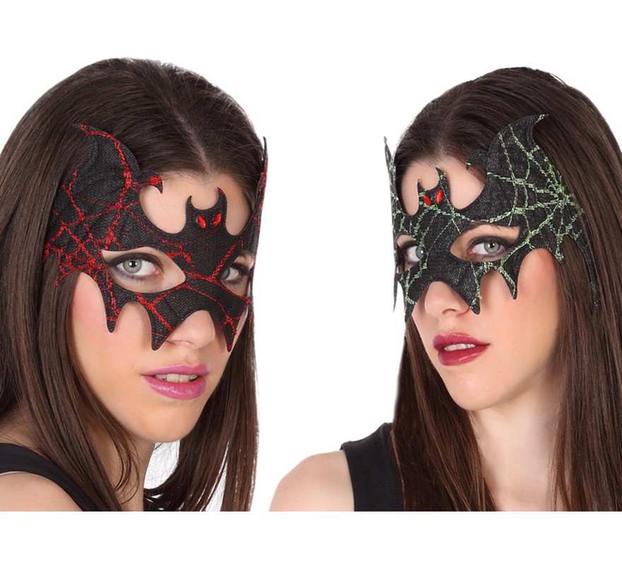 Bat mask in 2 assorted colors