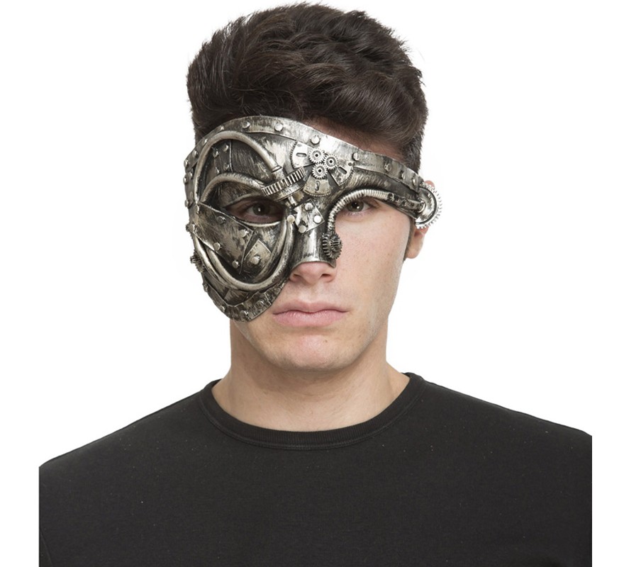 Half Face Steampunk Mask