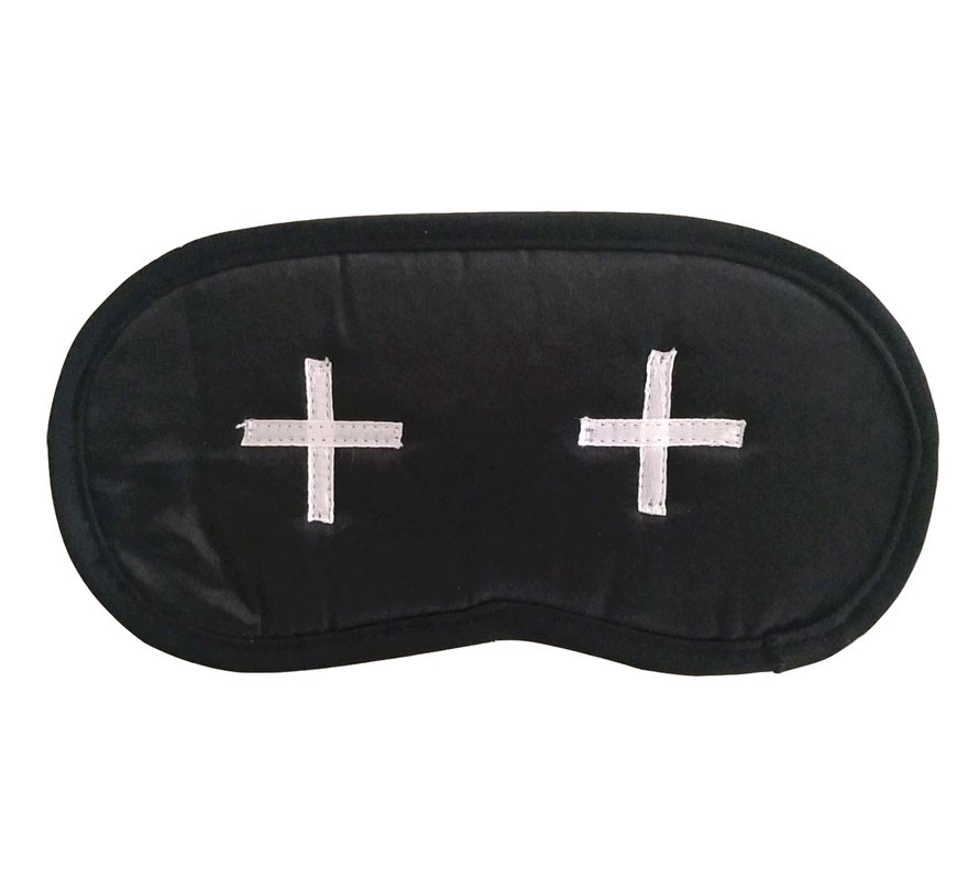 Black Mask with Crosses from La casa de papel Black Mask with Crosses from La casa de papel