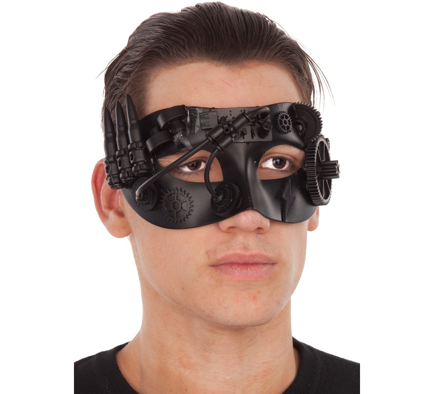 Máscara Negra Steampunk
