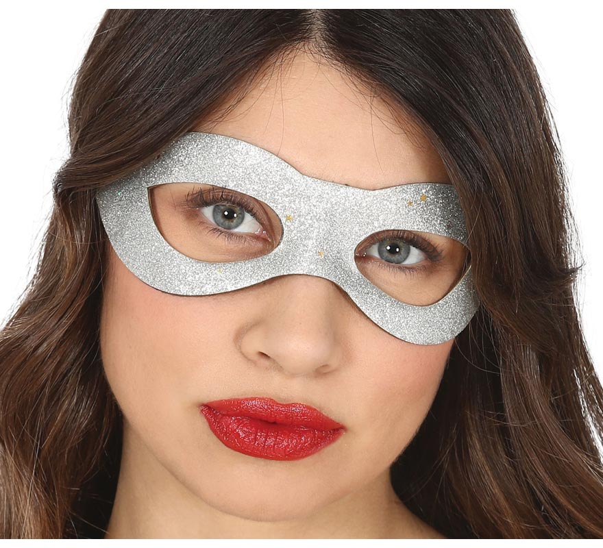Silver mask for adults