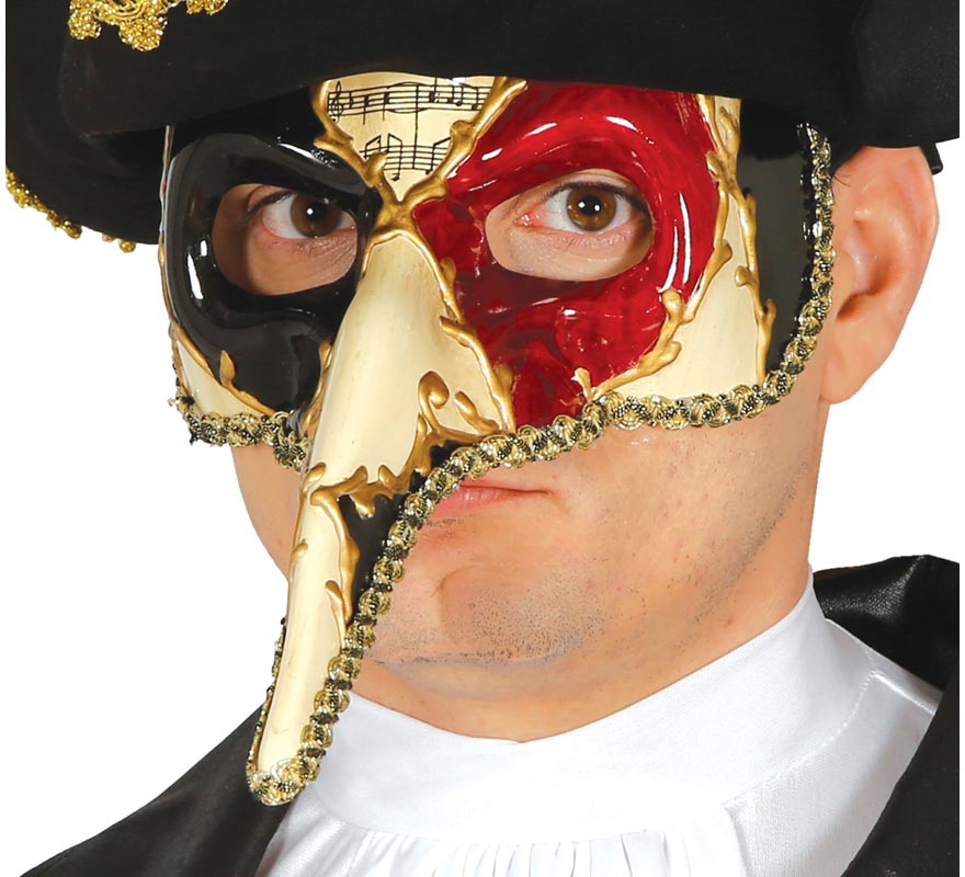 Venetian mask with elongated nose