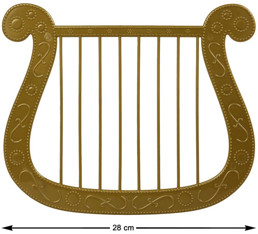 Harpa ou ouro Lira 28x23 cm