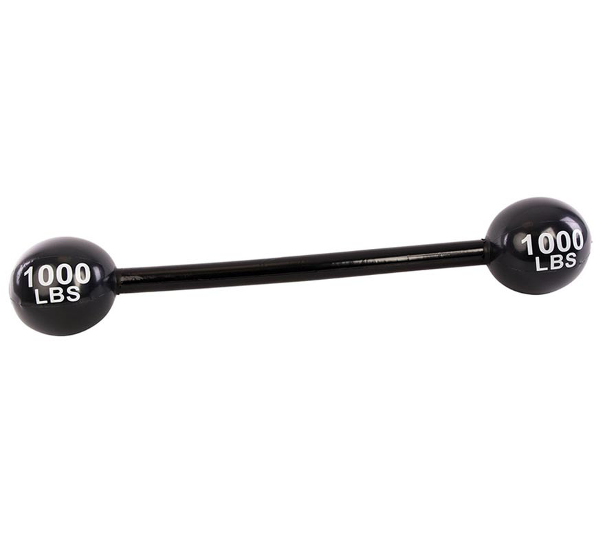 Strongman bar black weights 120 cm