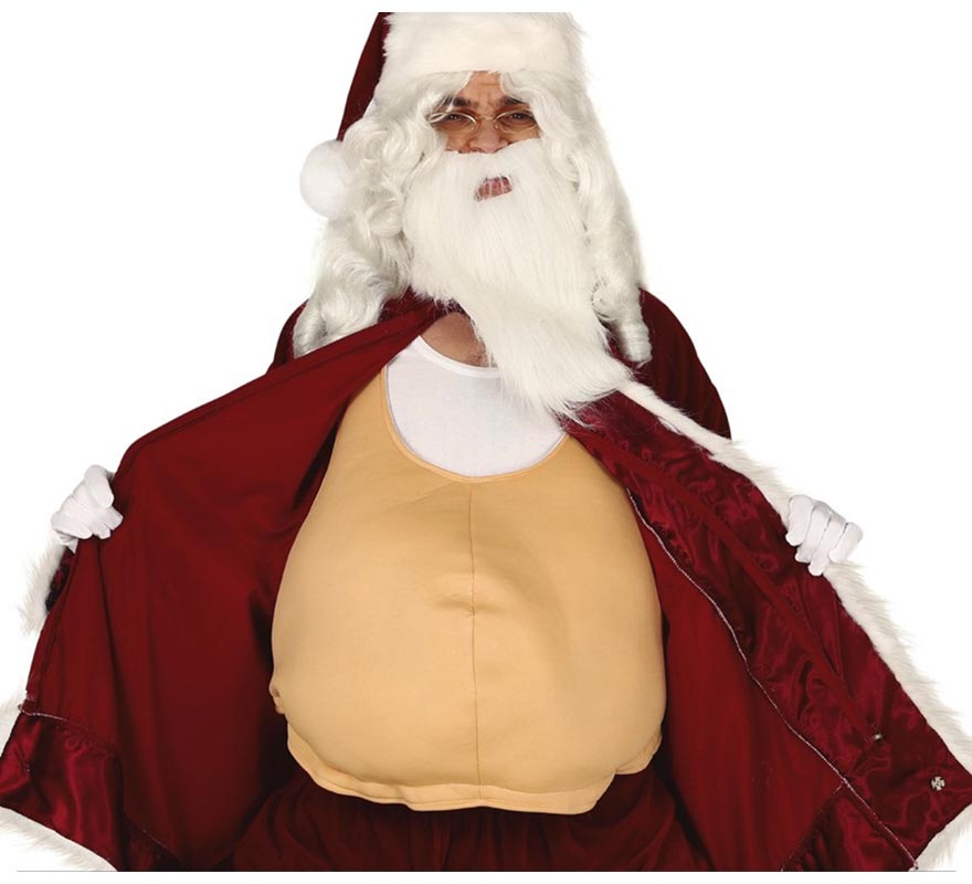 Barriga de lona falsa para Papá Noel
