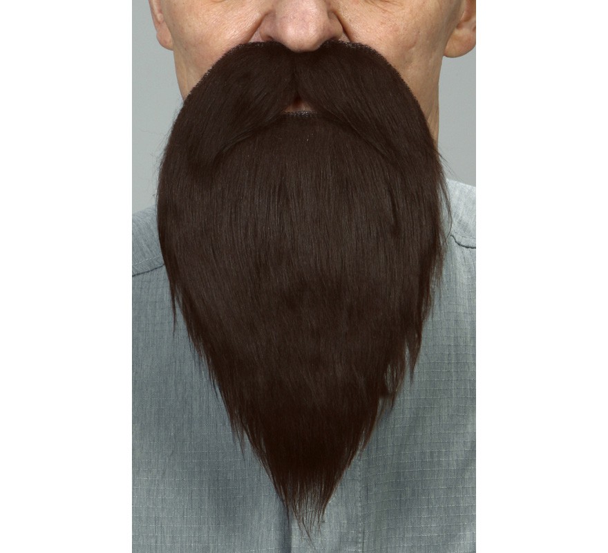 Mustache with brown beard Mustache with brown beard