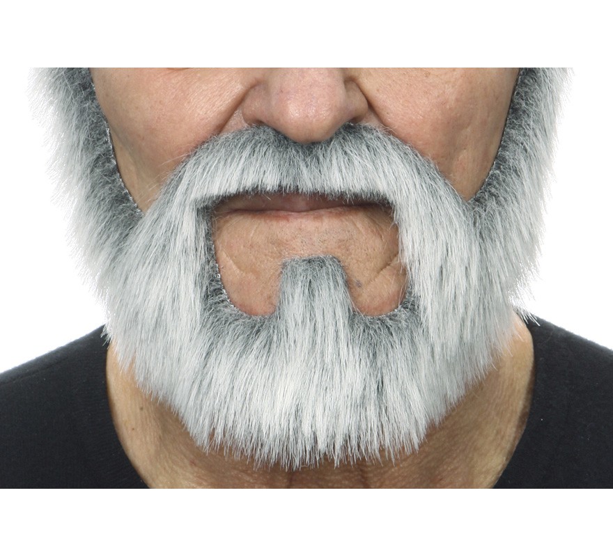 Barba branca e cinza
