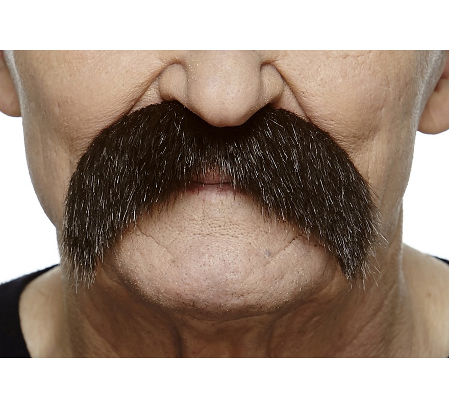 Bigode povoado marrom