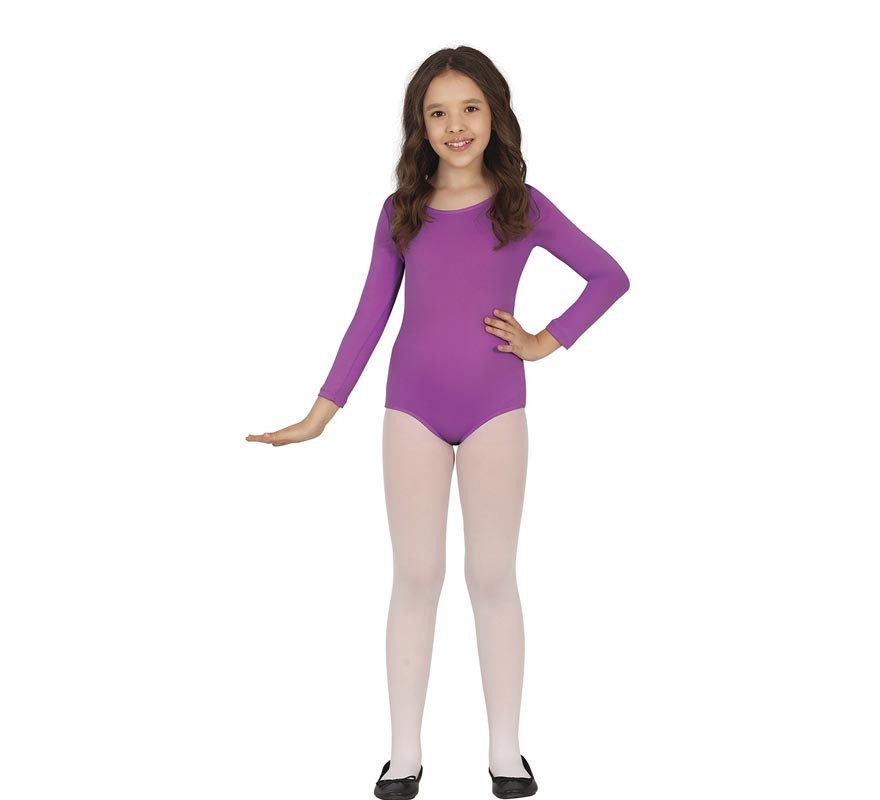 Lilac long sleeve bodysuit or jersey for children