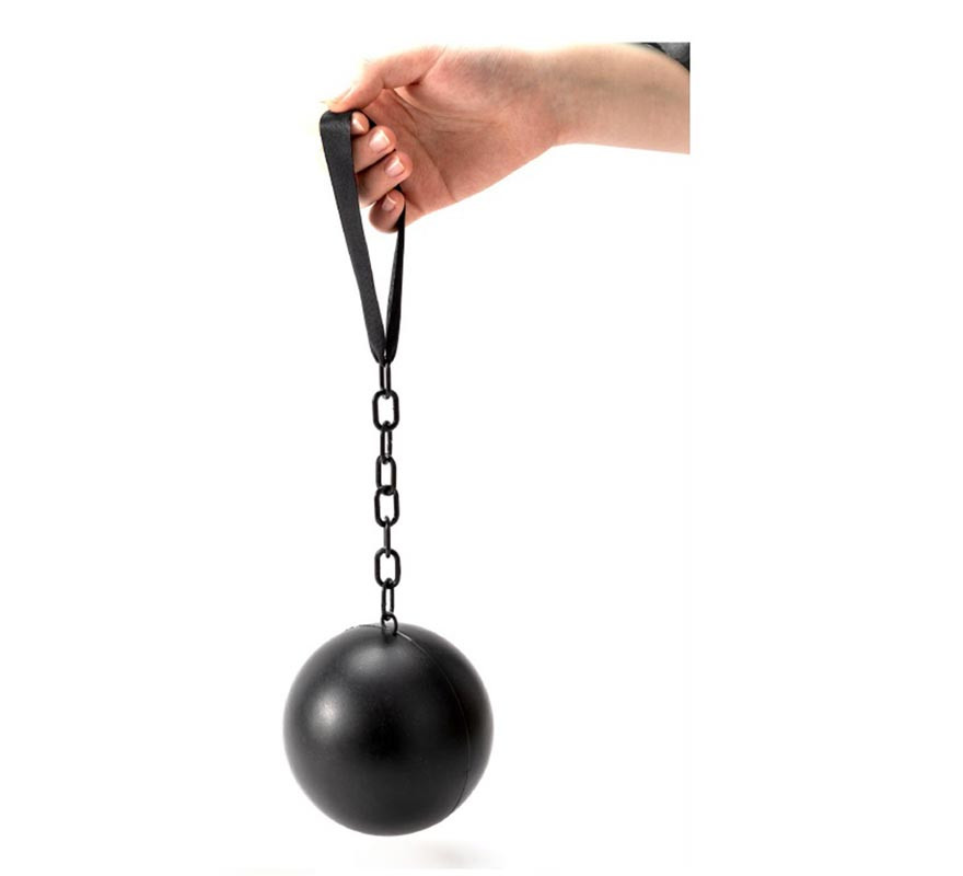12 cm black prisoner ball