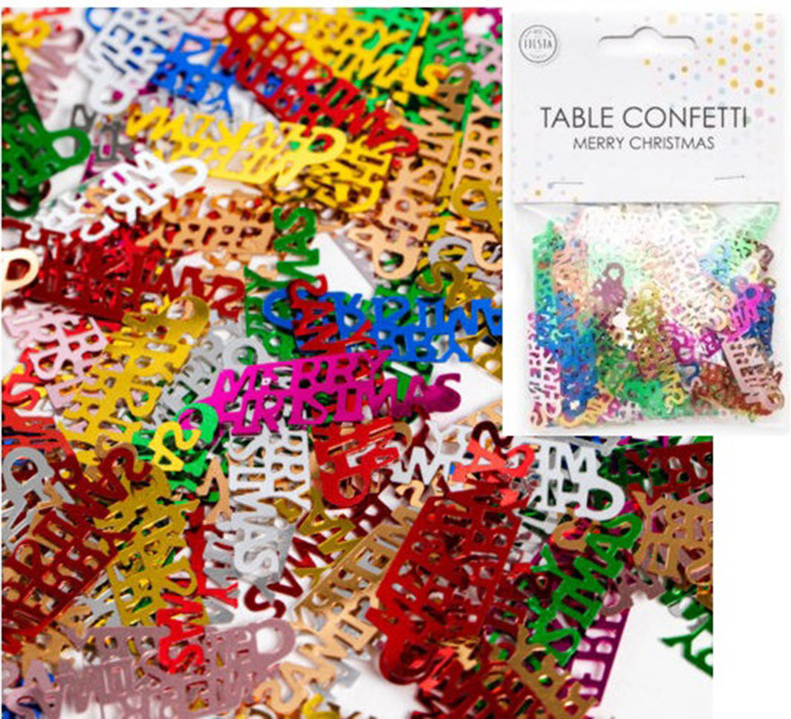 'Merry Christmas' Table Confetti Bag 14 g