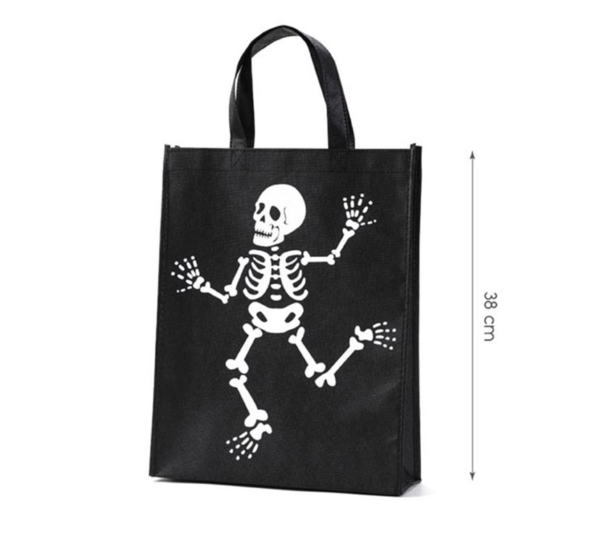 Dancing Skeleton Bag 38x30x10 cm