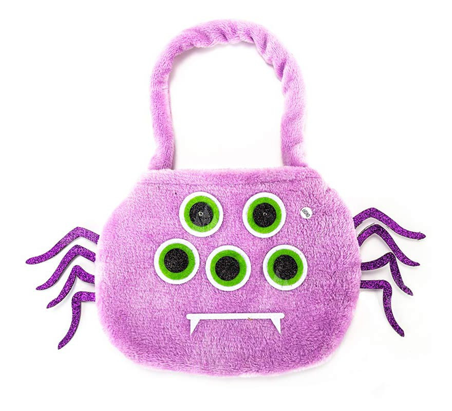 Bolsa Monstro Roxa com Luz