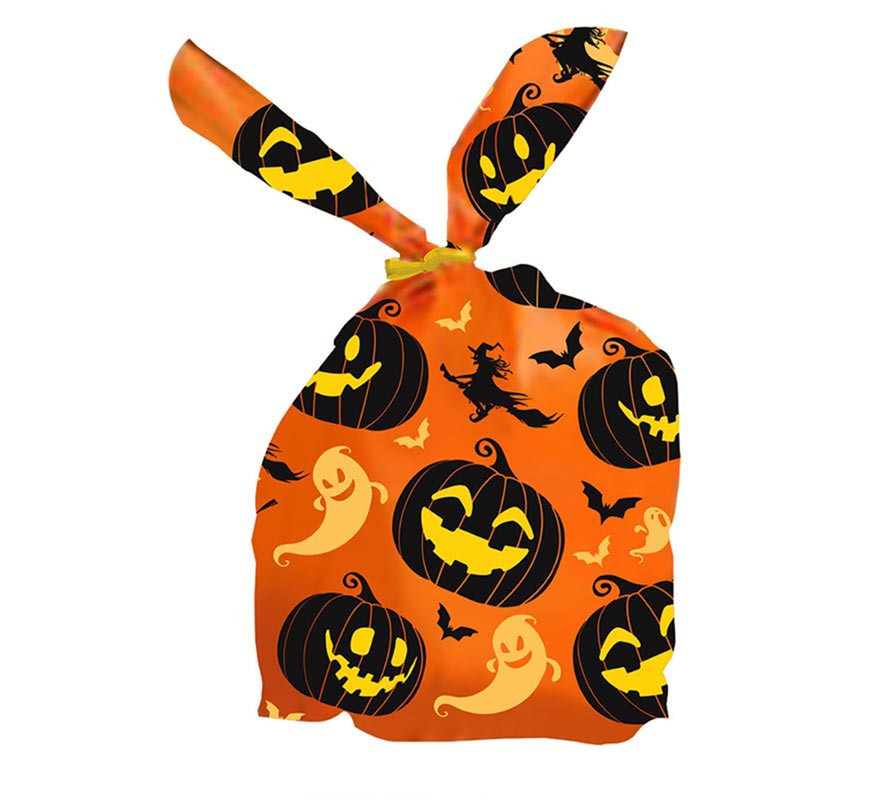 Saco Doce Abóboras Preto 22x13,5 cm