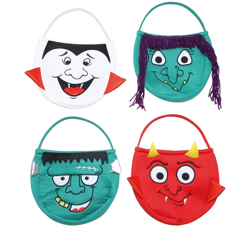 Sacos coletores de doces Monster modelos variados