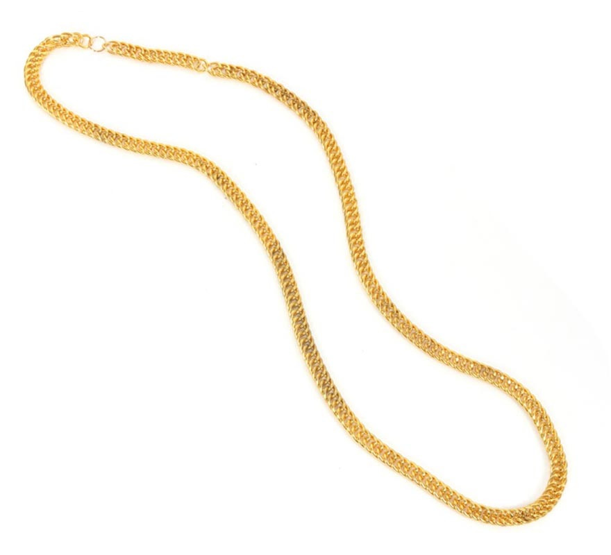 Thin golden chain