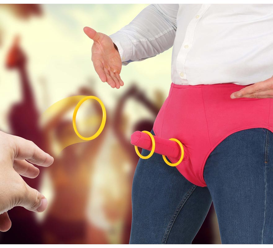 Cueca rosa com armação para Daring Games