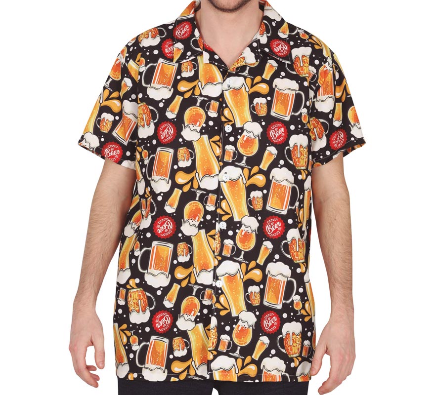 Camisa adulta com estampa de cerveja