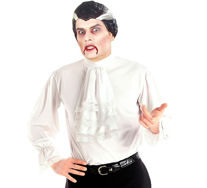 Camisa ou Fato de vampiro masculina