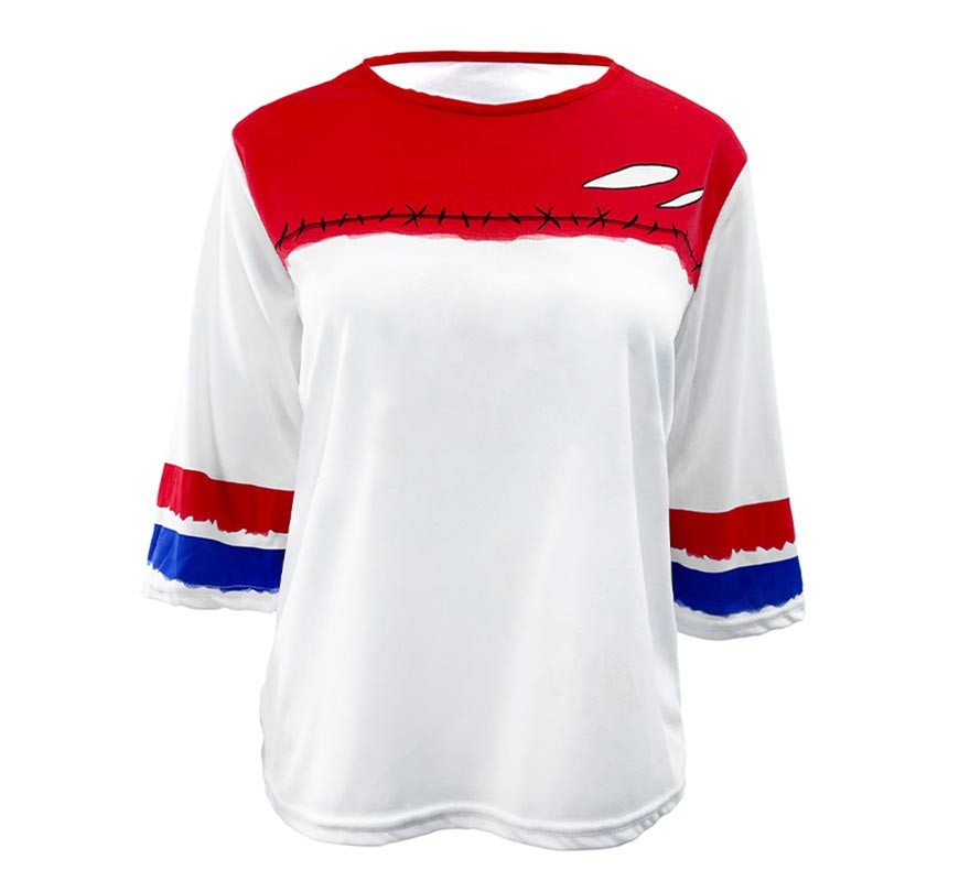 Camiseta de beisebol do palhaço vilão feminino