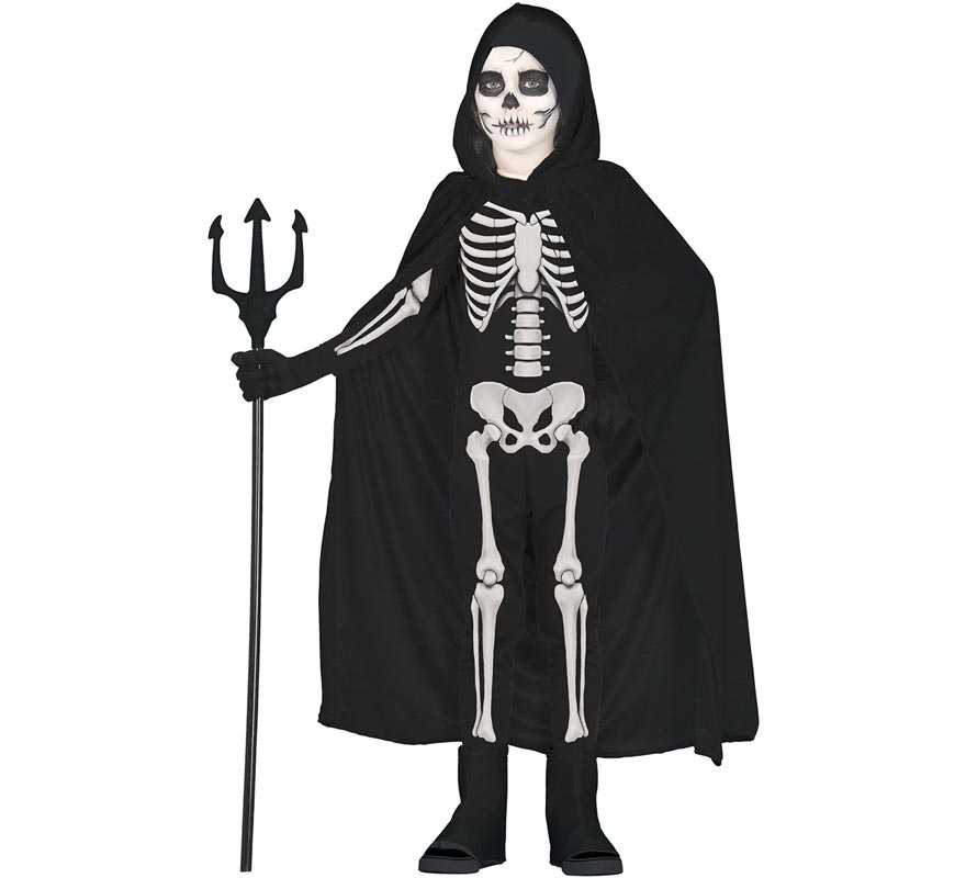 Black Velvet Cape with Hood 100 cm Black Velvet Cape with Hood 100 cm