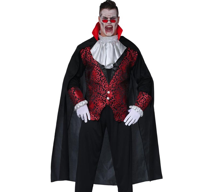 Manto de Vampiro Preto de 140cm Manto de Vampiro Preto de 140cm